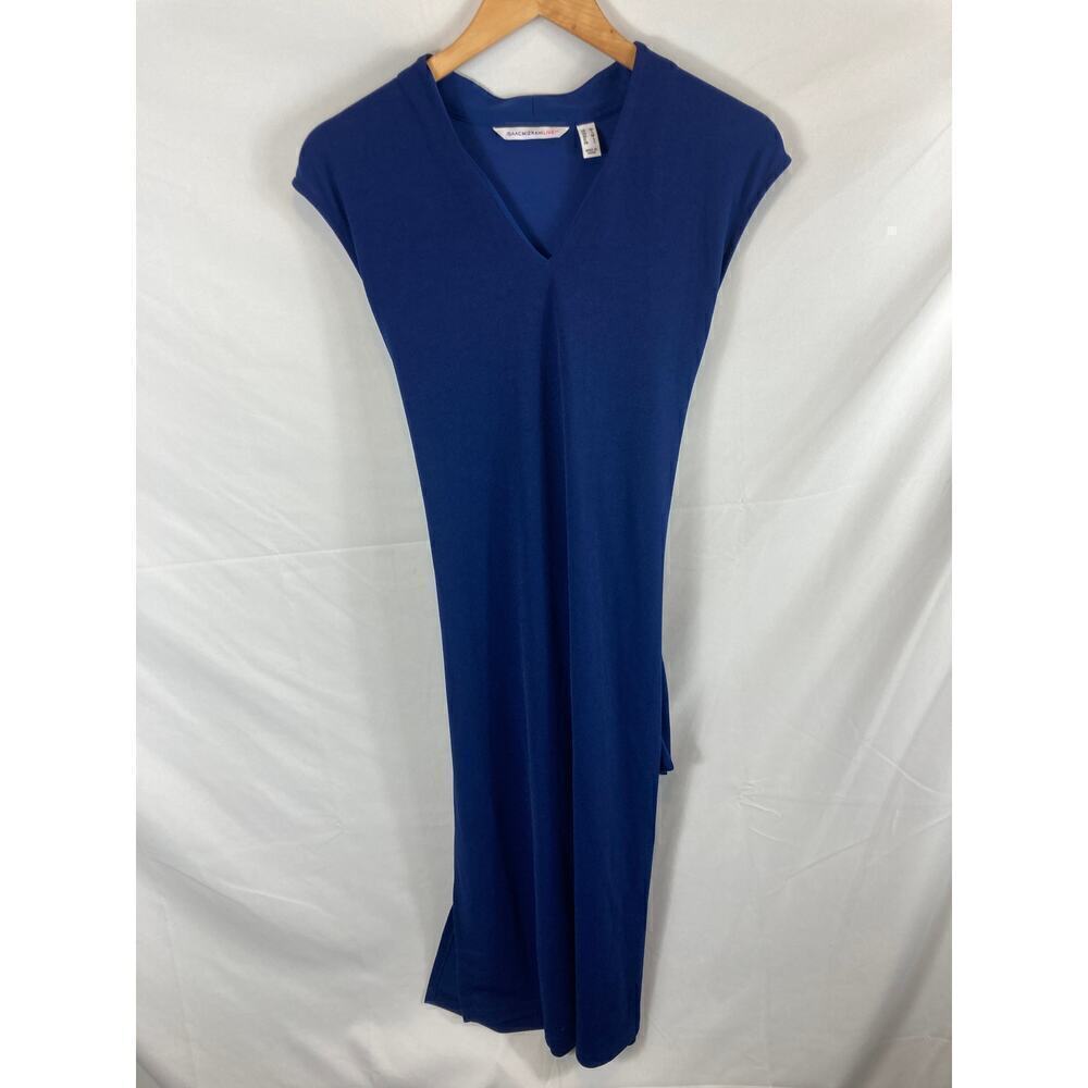 Isaac Mizrahi Live Tie Back Blue Dress Size Medium